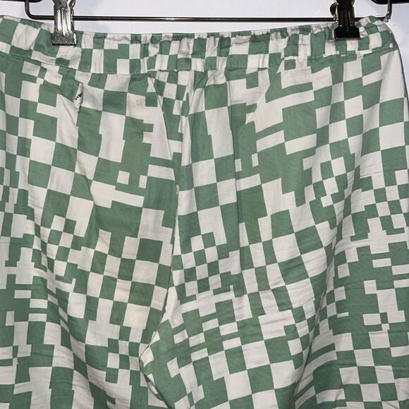 FRANK AND OAK Green Checkered Scandinavian Unisex Pajama Pants-XXS - Picture 6 of 10